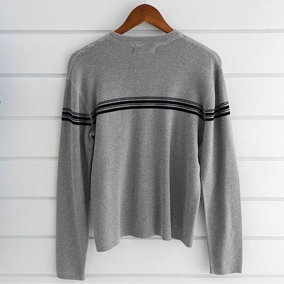 Banana Republic Factory Store Cotton Casual Stripe Sweater Size Medium - Picture 2 of 6